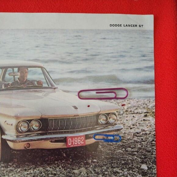 1961 Dodge 1962 Lancer Polara Dart Red White Cars 2+pg 21x13‎ Vtg 60s PRINT AD- - Picture 6 of 13